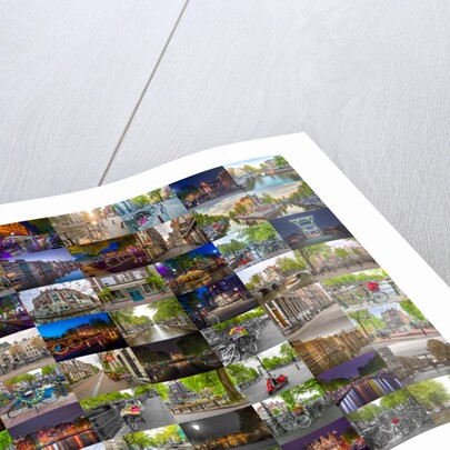 Collage of Amsterdam by Assaf Frank